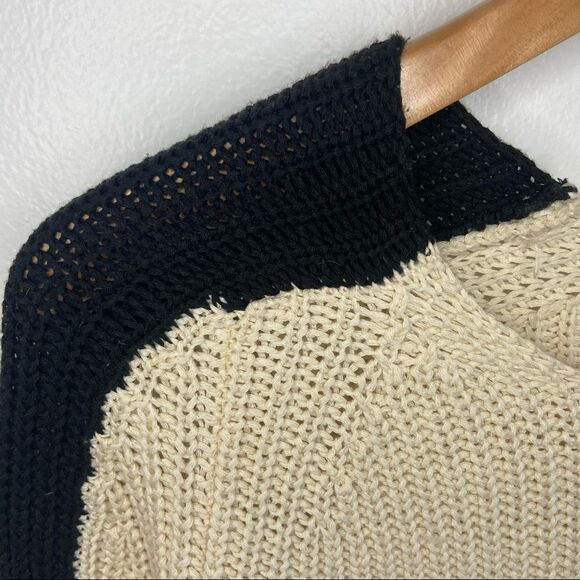 Ann Taylor color blocked sweater top - Picture 7 of 12